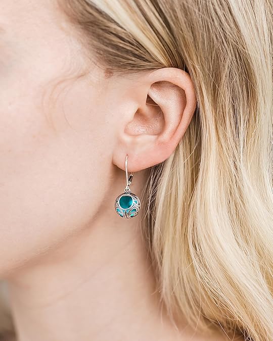 Bottled Up Designs Handmade Vintage Lace Leverback Earrings, Sterling Silver, Eco Friendly, Made in USA, Birthday Gifts, Mothers Day, Women, Anniversary