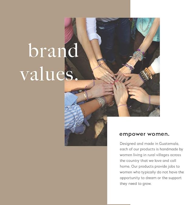 Wakami Boho Earth Charm Bracelets | Braided Beaded Stackable Waterproof Women's Jewelry | Fair Trade Handmade Gifts for Women and Men